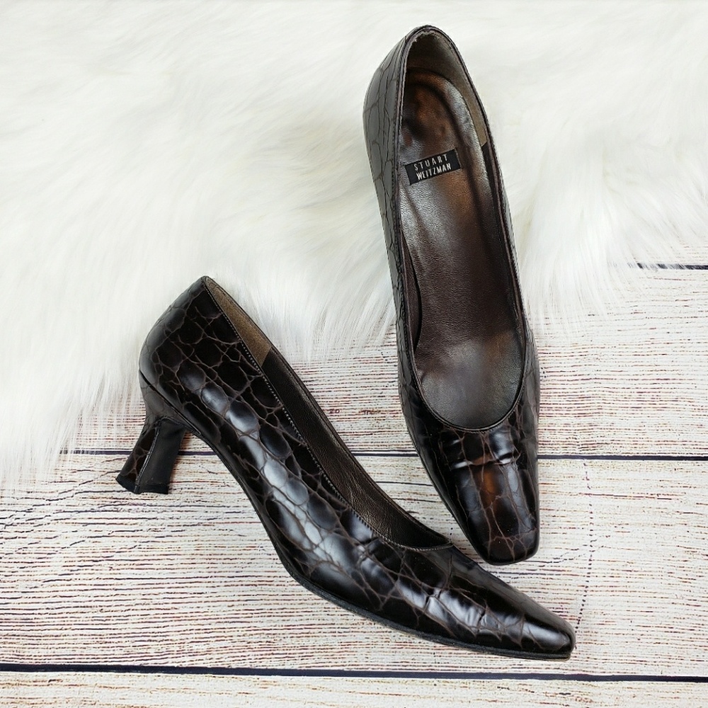 Stuart Weitzman | Dark brown pumps - Picture 2 of 5